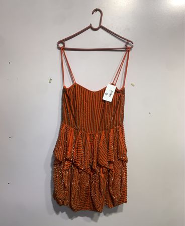 French Connection Perlenbesetztes Minikleid