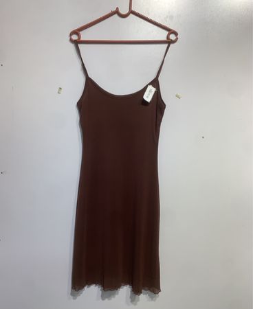 Si belles SS-11390 Braunes Slipkleid