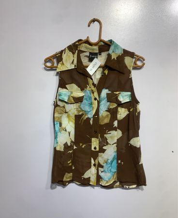 Jones Ärmellose Bluse mit floralem Druck