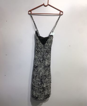 Leopardenmuster Kleid