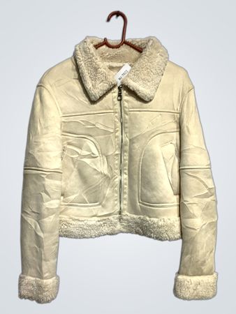Jacke mit Lammfell-Futter