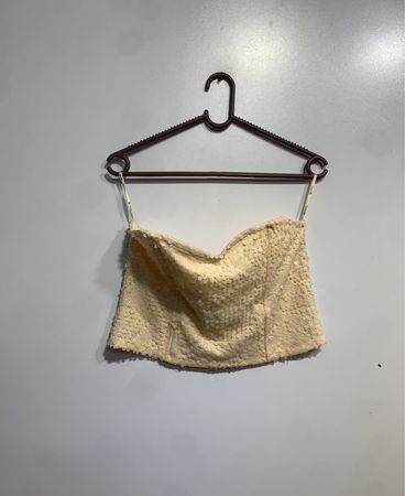 Forever 21 Pailletten Corsage Top