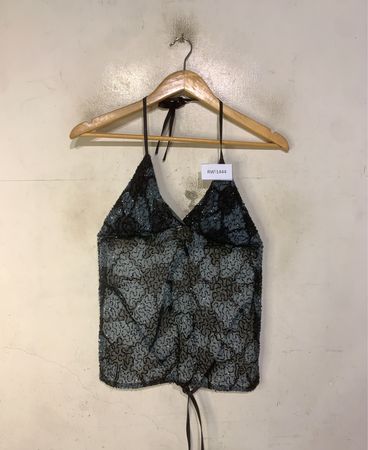 Sequin Halter Top