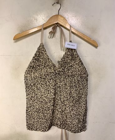Beaded Halter Top