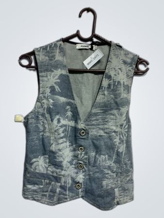 BITTE Palm Tree Print Vest