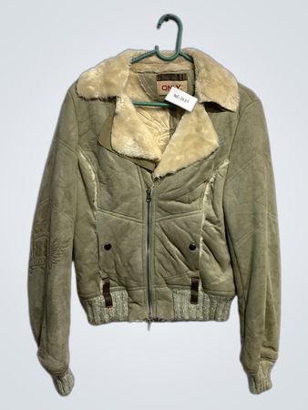 ONLY Faux Suede Aviator Jacket