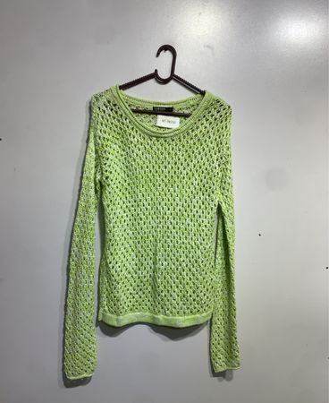 Colours of the World grüner Häkelpullover NT-78250