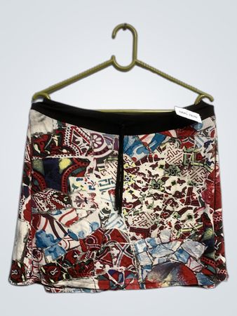 Patchwork-Print-Minirock