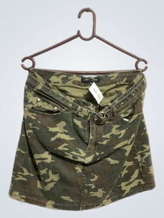 Fast berühmt Camouflage Denim Minirock