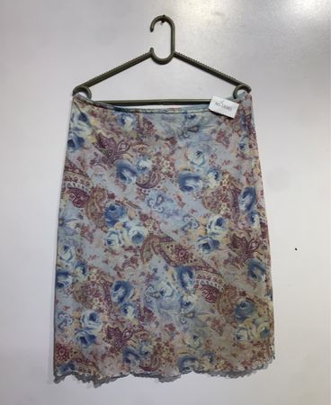 Outlit Blumendruck Midi-Rock