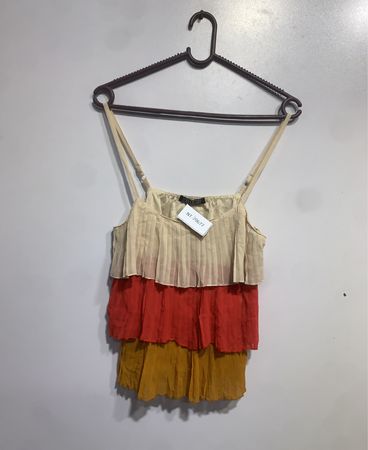 LOVE CULTURE Schicht-Rüsche Cami-Top