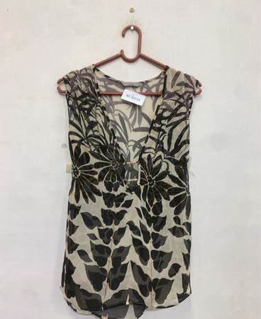 Marks & Spencer Ärmellose Bluse mit Blumenmuster
