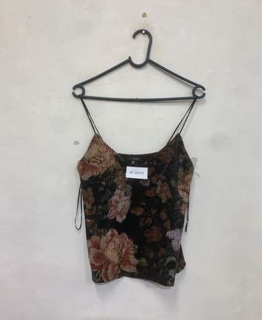 Dynamite Sequin Floral Cami Top