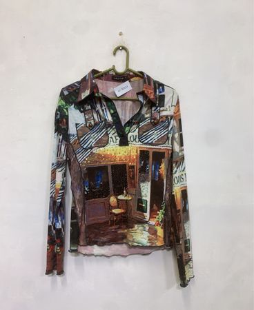 Etoile du monde Cafe Louis Philippe Langarmshirt