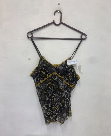 Camisole with abstract print