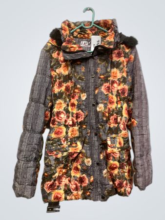 DPM Du Plaisir À La Mode Floral Puffer Jacket