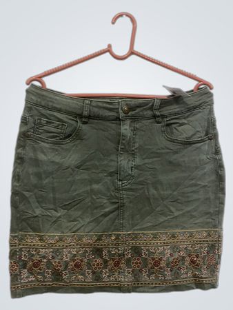 Desigual Jeansrock mit Stickerei