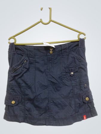 edc by esprit Damen Gestreifter Cargo-Rock Größe 34