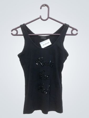 Débardeur noir à sequins Motivi