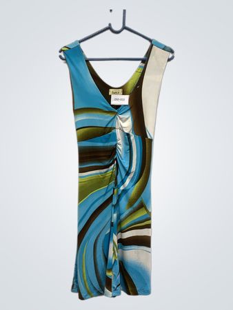 Luna OSD-013 Rüschendes Bodycon-Kleid