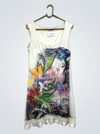 La Mode est à Vous Tropical Print Kleid