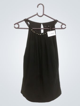 White House Black Market Schwarzes Haltertop