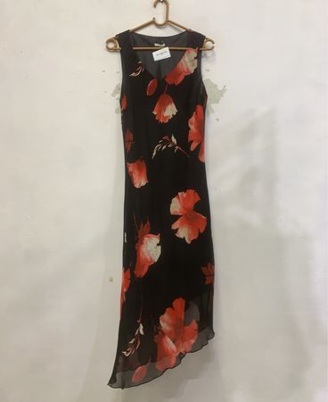 ESISTO di combipel ärmelloses Kleid mit floralem Druck