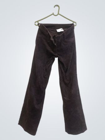 Braune Cordhosen