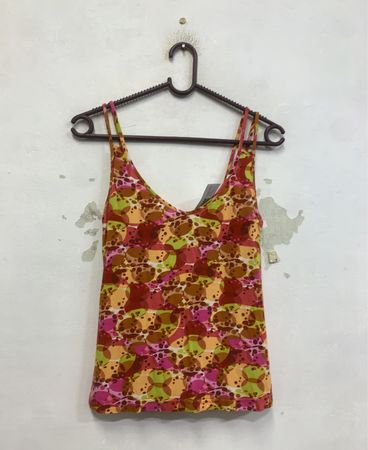 Tanktop mit abstraktem Druck