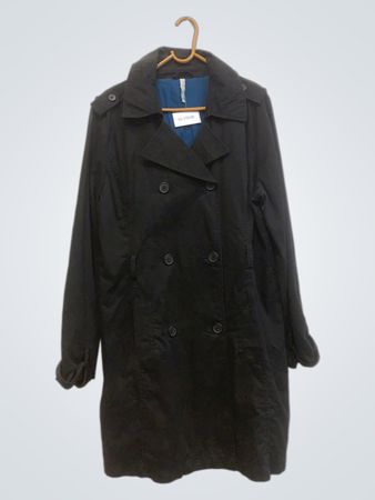 Old Navy Schwarzer Trenchcoat