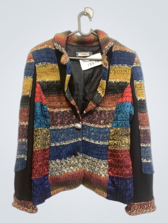 GERRY Multicolor gestreiftes Strickjacke