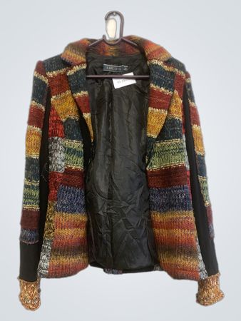 LULU-H Patchwork Knit Blazer