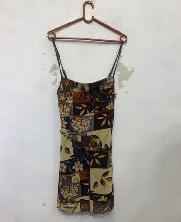 Bedrucktes Slipkleid