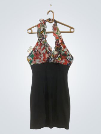 MYSTIC Halter Neck Floral Dress