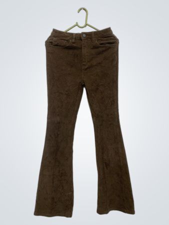 PULL&BEAR Braune Cordhosen mit Schlag