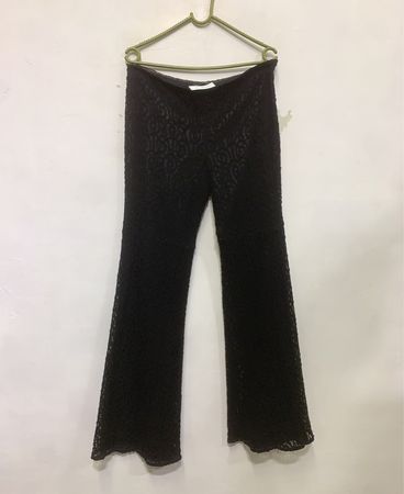 Bang Black Lace Flare Pants