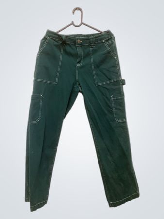 No Comment Grüne Cargo-Hose