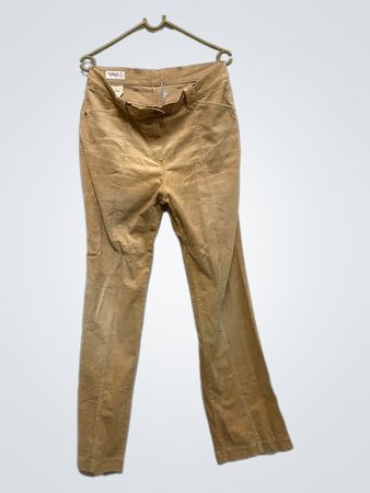 GINA B. HEIDEMANN Damen beige Corduroy Schlaghose