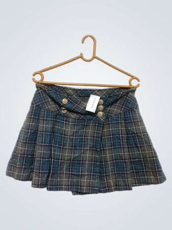 Rosebud Plaid Minirock