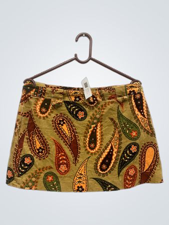 Zara Trafaluc Paisley Print Minirock