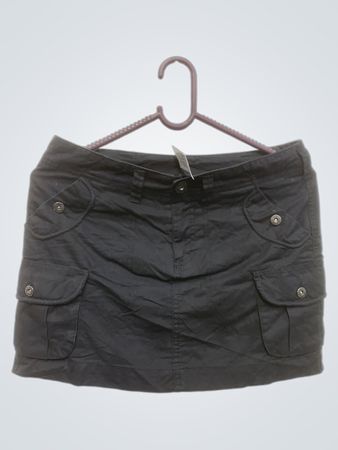 tipster schwarze Cargo-Minirock