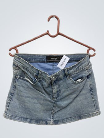 Refuge Denimrock mit Schleifenakzenten