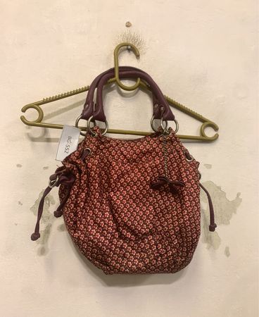 Blumendruck Zugband Handtasche