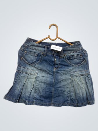 Blauer Denim-Rock