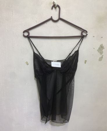 Yamamay Schwarzes Spitzen-Top