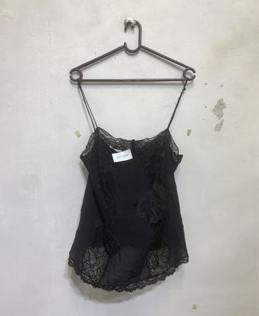 Pinko Black Lace Cami Top