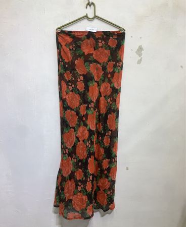 Never Fully Dressed Blumendruck Maxi-Rock