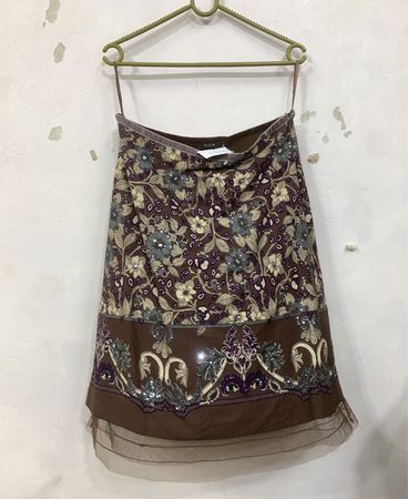 Vila Clothes Floral Midi Rock