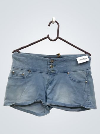 Love Me Forever Jeans Hohe Taillierte Denim-Shorts