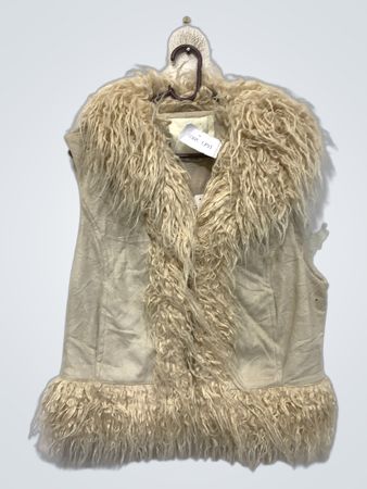 Urban Outfitters Weste mit Fellbesatz